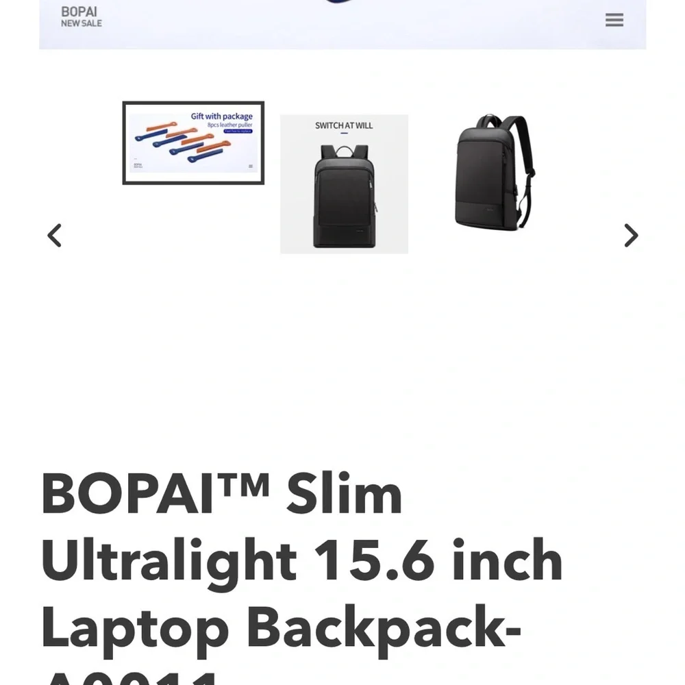 Bopai slim ultalight computer backpack - Picture 5 of 7